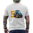 Kinder Endlich 5 Jetzt Fahre Ich Trekker Boys' Birthday Tractor T-Shirt mit Rückendruck