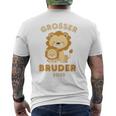 Kinder Ich Werde Großer Bruder 2025 Big Lion Brother Baby T-Shirt mit Rückendruck