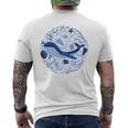La Ballena Amante De Los Animales Amante De La Naturaleza Animal Marino Sin Mangas Camiseta Hombre Estampado Espalda