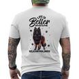 Laita Migliore Con Un Cane Da Pastore Belga T-shirt da uomo con stampa posteriore