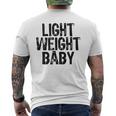 Light Weight Baby Gym Sollevamento Pesi Muscolare Allenamento Fitness T-shirt da uomo con stampa posteriore