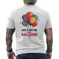 Lustiger Looner Mit Aufschrift „I Love Balloons“ Für Ballonliebhaber T-Shirt mit Rückendruck