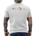 Maglia Animatrice Turistica Divisa Lavoro Team Animazione T-shirt da uomo con stampa posteriore