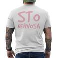 Magliette Divertenti Donna Frasi Simpatiche Sto Nervosa T-shirt da uomo con stampa posteriore