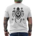 Maori Polinesiano Tartaruga Di Mare Immersioni In Subacquea T-shirt da uomo con stampa posteriore