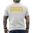 Minnesota Throwback Classic Men's T-shirt Back Print