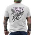 Modern Hip Hopintage Graffiti Urban Angel Streetwear T-Shirt mit Rückendruck