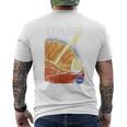 Nasa Explore Star Text Saturniew T-shirt da uomo con stampa posteriore
