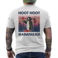Noot Noot Madafakas Pinguino T-shirt da uomo con stampa posteriore
