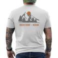 Oberstdorf Meran Fernwanderweg E5 Alpenüberquerung T-Shirt mit Rückendruck