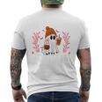 In October We Wear Red For Red Ribbon Week Awareness Men's T-shirt Back Print