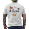 Oktoberfest Wiesn Saying Aufbrezel& O'zapft Is T-Shirt mit Rückendruck