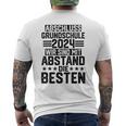 Primary School Graduation 2024 Mit Abstand Die Besten Children's Gray T-Shirt mit Rückendruck