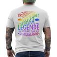 Primary School Legendeerlässt Schulgelände Gbschluss 2023 S T-Shirt mit Rückendruck