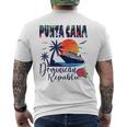 Punta Cana Dominican Republic Souvenir Family Vacation Men's T-shirt Back Print