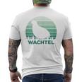 Quail Whisperer Quail Holder Quail T-Shirt mit Rückendruck