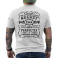 Regalo Uomo Anni 60 Compleanno Donnaintage Agosto 1964 T-shirt da uomo con stampa posteriore