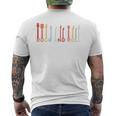 Rock And Roll Vintage Concert Band Rock Music Lover Men's T-shirt Back Print