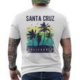 Santa Cruz California Usa Surf T-Shirt mit Rückendruck