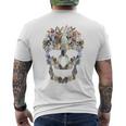 Scary Skull Bunny Rabbit Horror Halloween Men's T-shirt Back Print