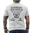 Schonend Treateln 21St Birthday Der Alte Lappen Ist 21 T-Shirt mit Rückendruck