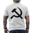 Simbolo Martello E Sickle Cccp Urss Unione Sovietica T-shirt da uomo con stampa posteriore