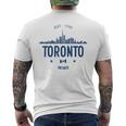 Skyline Toronto Canada T-Shirt mit Rückendruck