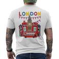 Souvenir Di Londra Idea Per Bambini & Inglese British Memorabilia T-shirt da uomo con stampa posteriore