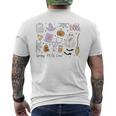 Spooky Peds Crew Halloween Pumpkin Pediatrics Halloween Men's T-shirt Back Print