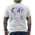 Stay Tomorrow Needs You Matter Suicide Prevention Awareness Men's T-shirt Back Print