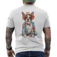 Summer Dog Boston Terrier T-Shirt mit Rückendruck