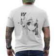 Super Sonico Pink T-Shirt mit Rückendruck