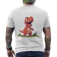 T-Rex 5Th Birthday Dino Ich Bin Schon 5 Jahre Alt German Langu T-Shirt mit Rückendruck