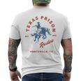 Texas Prison Rodeo Cowboy Western Men's T-shirt Back Print