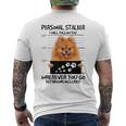 Treuer Spitz Hundefreund Dog Owner's T-Shirt mit Rückendruck