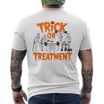 Trick Or Treatment Pt Physical Therapy Therapist Halloween Men's T-shirt Back Print