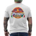 Vacaciones En Portofino Italia 2024Acaciones Italianas Génova Liguria Camiseta Hombre Estampado Espalda