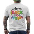Welcome Back To School First Day Of School Teachers Students Men's T-shirt Back Print