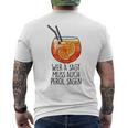 Wer A Sagt Muss Auch Perol Sagen X New Holy Aperoli Fun T-Shirt mit Rückendruck