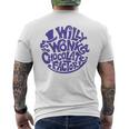 Willy Wonka & The Chocolate Factory Logo T-shirt da uomo con stampa posteriore