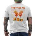 They See Me Aperollin Perfekt Für Spritz-Fans & Jgas T-Shirt mit Rückendruck