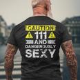 111 And Dangerously Sexy — Lustiger 111 Jahre Alter Junge Zum 111 Geburtstag T-Shirt mit Rückendruck Geschenke für alte Männer