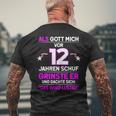 12Th Birthday Als Gott Michor 12 Jahre Schuf Grinste Er Grins T-Shirt mit Rückendruck Geschenke für alte Männer