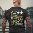 39 Jahreerheiratet 39 Hochzeitstag Sonnenhochzeit T-Shirt mit Rückendruck Geschenke für alte Männer