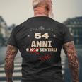 54 Anni E Non Sentirli Idea Divertente Scherzo Di Compleanno T-shirt da uomo con stampa posteriore Regalos para ancianos