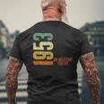 70Ème Anniversaire 71 Ans Rétro 1953 Un Millésime 1953 T-shirt imprimé au dos Cadeaux pour les vieillards