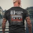 70S 80S 90S Music Mixtape Retrointage Cassette Tape T-shirt da uomo con stampa posteriore Regalos para ancianos