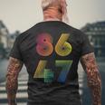 86 47 Anti Trump 8647 Impeach 47 Anti-Trump President Retro Men's T-shirt Back Print Gifts for Old Men