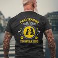 Addestratore Di Cani Che Addestra Gli Umani A Parlare Al T-shirt da uomo con stampa posteriore Regalos para ancianos