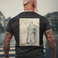 Ajax Il Grande T-shirt da uomo con stampa posteriore Regalos para ancianos
